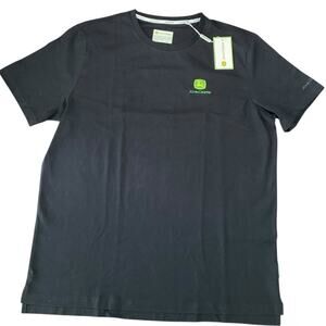 John Deere Men's Tee Shirt Black Size Large NWT